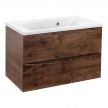 Мебель для ванной Vincea Mia 750 R.Wood (Темное дерево)